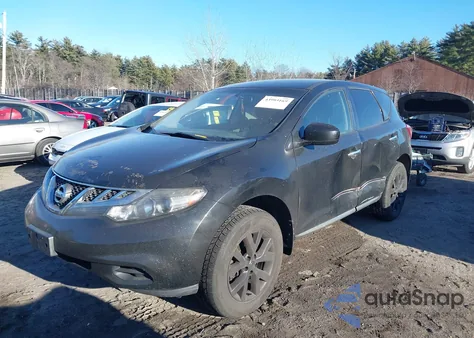 2013 Nissan Murano S из США, поврежденный, VIN JN8AZ1MW8DW320804